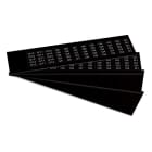 GRAFOPLAST - Klebeetikett PVC 17X8 Schw 1320st