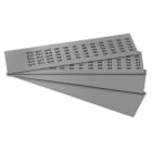 GRAFOPLAST - Klebeetikett PVC 17X8 Grau 1320st