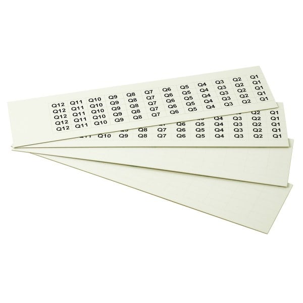 GRAFOPLAST - Klebeetikett PVC 17X8 Fluo 1320st