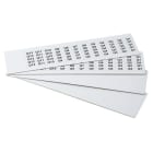 GRAFOPLAST - Klebeetikett PVC 17X8 Weiss 1320st