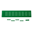 GRAFOPLAST - Klebeetikett PVC 27X8 Grün 440st