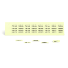 GRAFOPLAST - Klebeetikett PVC 27X8 Fluo 440st
