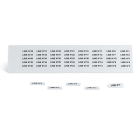 GRAFOPLAST - Klebeetikett PVC 27X8 Weiss 440st