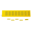 GRAFOPLAST - Klebeetikett PVC 27X8 Gelb 440st