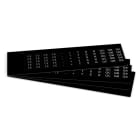 GRAFOPLAST - Klebeetikett PVC 17X9 Schw