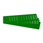 GRAFOPLAST - Klebeetikett PVC 17X9 Grün