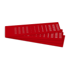 GRAFOPLAST - Klebeetikett PVC 17X9 Rot