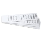 GRAFOPLAST - Klebeetikett PVC 17X9 Weiss