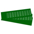 GRAFOPLAST - Klebeetikett PVC 20X9 Grün