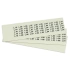 GRAFOPLAST - Klebeetikett PVC 20X9 Fluo