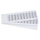 GRAFOPLAST - Klebeetikett PVC 20X9 Weiss