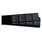 GRAFOPLAST - Klebeetikett PVC 35X9 Schw
