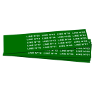 GRAFOPLAST - Klebeetikett PVC 35X9 Grün