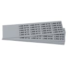 GRAFOPLAST - Klebeetikett PVC 35X9 Grau