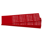 GRAFOPLAST - Klebeetikett PVC 35X9 Rot