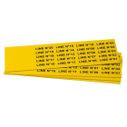 GRAFOPLAST - Klebeetikett PVC 35X9 Gelb