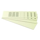 GRAFOPLAST - Klebeetikett PVC 25X10 Fluo