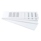 GRAFOPLAST - Klebeetikett PVC 25X10 Weiss