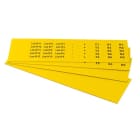 GRAFOPLAST - Klebeetikett PVC 25X10 Gelb