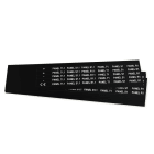 GRAFOPLAST - Klebeetikett PVC 27X10 Schwarz