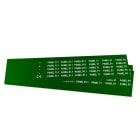 GRAFOPLAST - Klebeetikett PVC 27X10 Grün