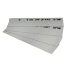 GRAFOPLAST - Schilder Komponenten PVC 50X50 Gra