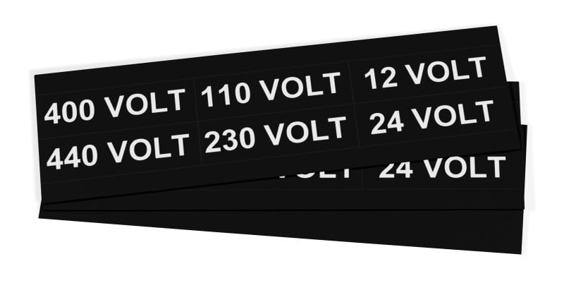 GRAFOPLAST - Klebeetikett 80X25 Schw