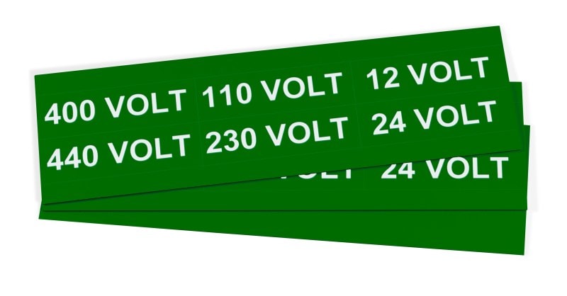 GRAFOPLAST - Klebeetikett 80X25 Grün