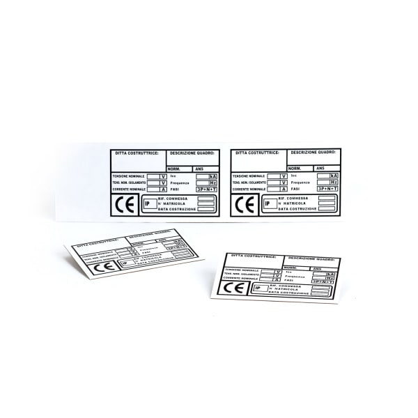 GRAFOPLAST - Schilder Nietbefestigung 60X100 Flu