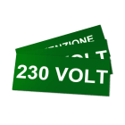 GRAFOPLAST - Klebe Typenschild PVC 145x60 Grün