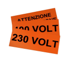 GRAFOPLAST - Klebe Typenschild PVC 145x60 Oran