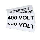 GRAFOPLAST - Klebe Typenschild PVC 145x60 Weiss