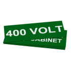 GRAFOPLAST - Klebe Typenschild PVC 150x60 Grün