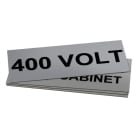 GRAFOPLAST - Klebe Typenschild PVC 150x60 Grau