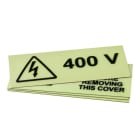 GRAFOPLAST - Klebe Typenschild PVC 150x60 Fluo