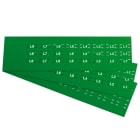 GRAFOPLAST - KABELBIND SCHILDER 25X15 GRÜ. 432st