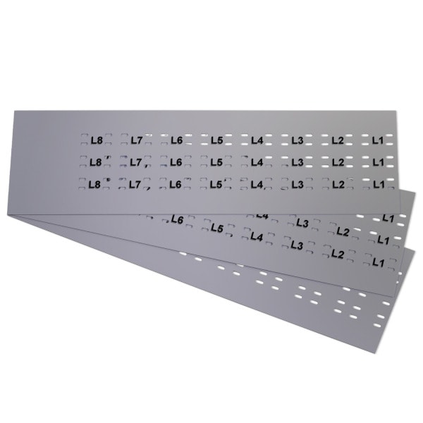 GRAFOPLAST - KABELBIND SCHILDER 25X15 GRA. 432st