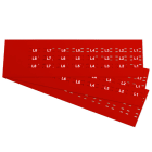 GRAFOPLAST - KABELBIND SCHILDER 25X15 ROT 432st