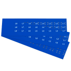 GRAFOPLAST - KABELBIND SCHILDER 25X15 BLA 432st