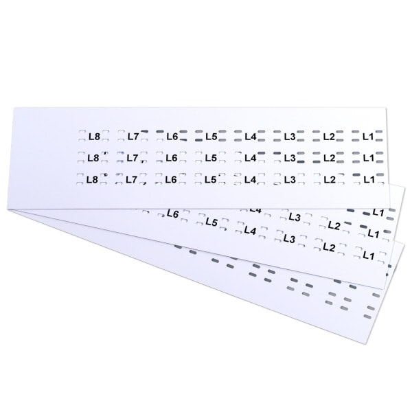 GRAFOPLAST - KABELBIND SCHILDER 25X15 WEI 432st