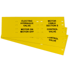 GRAFOPLAST - KABELBIND SCHILDER 80X25 GEL 144st