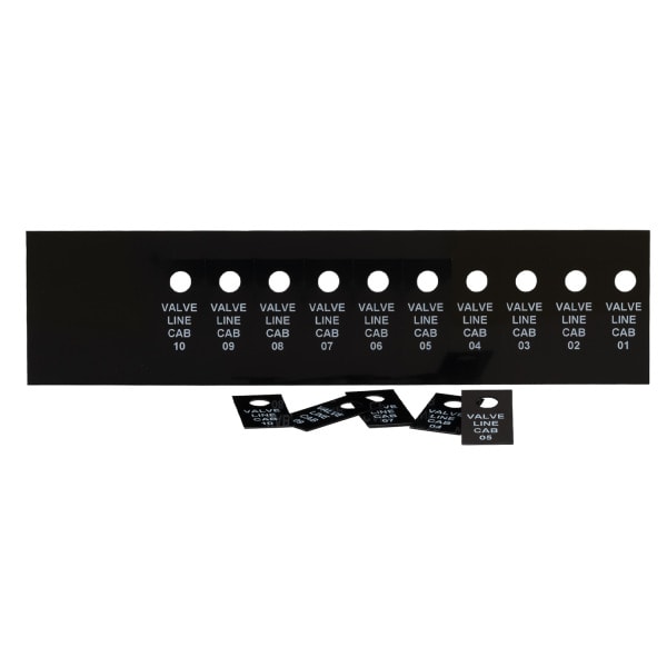 GRAFOPLAST - DATENSCHILDER 38X19 PVC SCH 440st