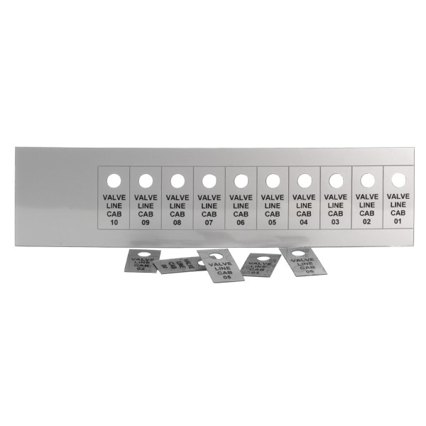 GRAFOPLAST - DATENSCHILDER 38X19 PVC GRA 440st