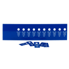 GRAFOPLAST - DATENSCHILDER 38X19 PVC BLA 440st