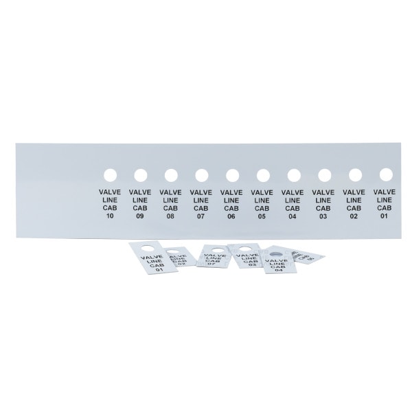GRAFOPLAST - DATENSCHILDER 38X19 PVC WEI 440st