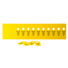 GRAFOPLAST - DATENSCHILDER 38X19 PVC GEL 440st