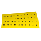 GRAFOPLAST - DATANSCHILDER Ø20mm FX GEL 400st