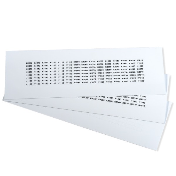GRAFOPLAST - Klebeetikett PET 12X5mm W 2400st