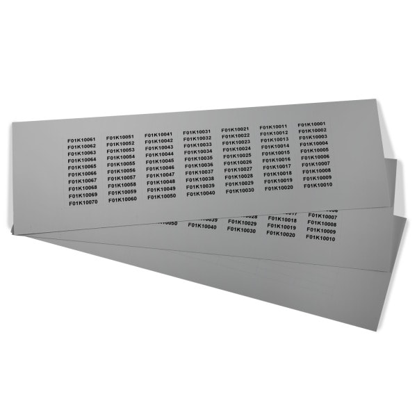 GRAFOPLAST - Klebeetikett PET 25X5mm M 1400st