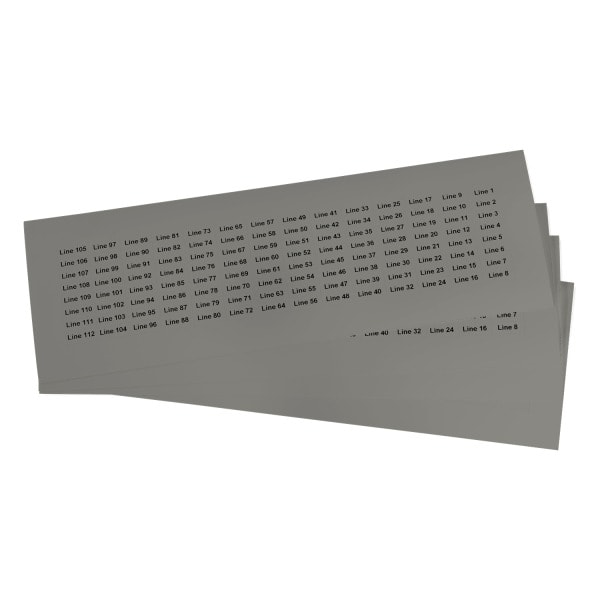 GRAFOPLAST - Klebeetikett PET 15X6mm M 2240st
